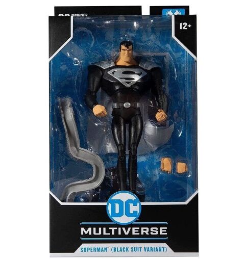 Фігурка McFarlane DC Multiverse Animated Superman (Black Suit) Супермен 18 см. -   -  