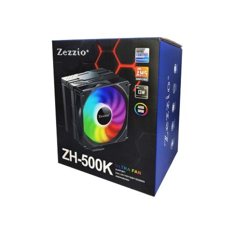 Кулер для процессора Zezzio ZH-500K - Кулеры к процессорам  - Кулеры к процессорам 
