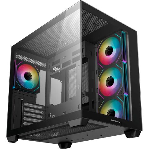 Корпус для ПК Deepcool CG530 4F Black (R-CG530-BKADA4-G-1) - Нулевой остаток (Feed) - Нулевой остаток (Feed)