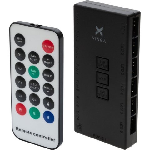 Модуль управления подсветкой Vinga RGB control-03 - Акссесуары к системам охлаждения  - Акссесуары к системам охлаждения 
