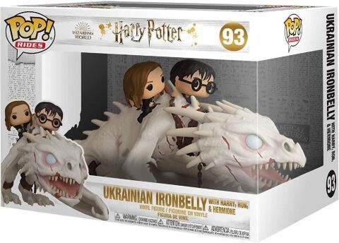 Фігурка Funko Rides: Ukrainian Ironbelly Gringotts Dragon with Harry, Ron, Hermione Фанко Український Залізнобрюх 93 - -