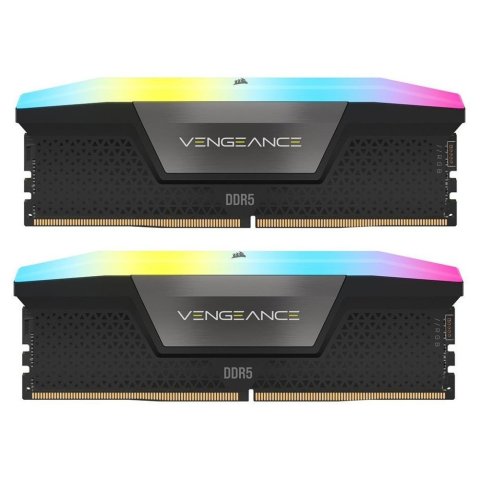 Модуль памяти для компьютера DDR5 32GB (2x16GB) 7200 MHz Vengeance RGB Corsair (CMH32GX5M2X7200C34) - Нулевой остаток (Feed) - Нулевой остаток (Feed)