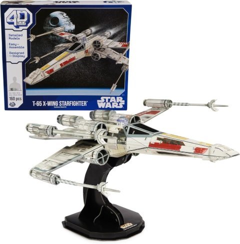 Пазл 4D Build Star Wars T-65 X-Wing Starfighter puzzle 3D картон Звёздный истребитель 160 шт. -   -  