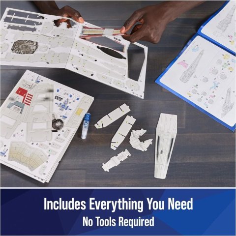 Пазл 4D Build Star Wars T-65 X-Wing Starfighter puzzle 3D картон Звёздный истребитель 160 шт. -   -  