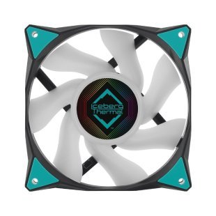 Кулер для корпуса Iceberg Group IceGALE ARGB - 120mm Black (ICEGALE12A-E0A)