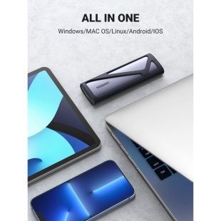 Карман внешний Ugreen SSD M.2 (NVME) M-KEY UGREEN 3.2 GEN2 CM400 gray (90264)