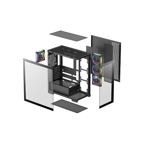 Корпус для ПК Deepcool CG580 4F V2 - Нулевой остаток (Feed) - Нулевой остаток (Feed)