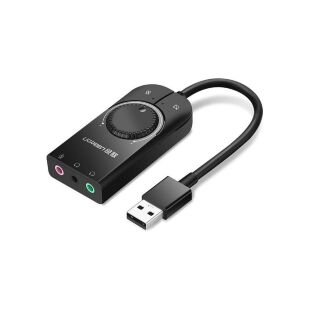 Звуковая плата UGREEN CM129 black (40964)