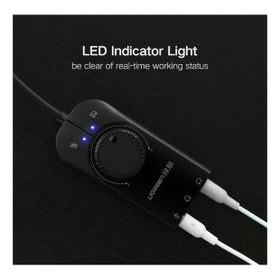 Звуковая плата UGREEN CM129 black (40964)