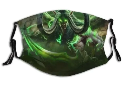 Маска захисна для обличчя World of Warcraft Illidan + 2 вугільні фільтри - -