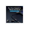 Звуковая плата Vention USB AM to 3.5mm F 0.25m (4pin) 96kHz/24bit DSP noise reduction (CVEBC)