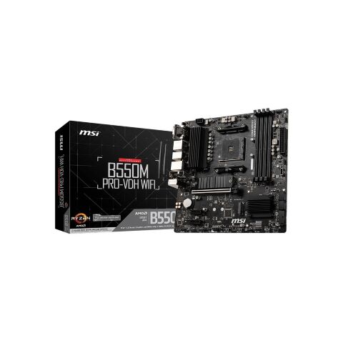 Материнская плата MSI B550M PRO-VDH WIFI - Нулевой остаток (Feed)  - Нулевой остаток (Feed) 