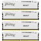 Модуль памяти для компьютера DDR5 128GB (4x32GB) 5600 MHz FURY Beast White Kingston Fury (ex.HyperX) (KF556C40BWK4-128) - Нулевой остаток (Feed) - Нулевой остаток (Feed)
