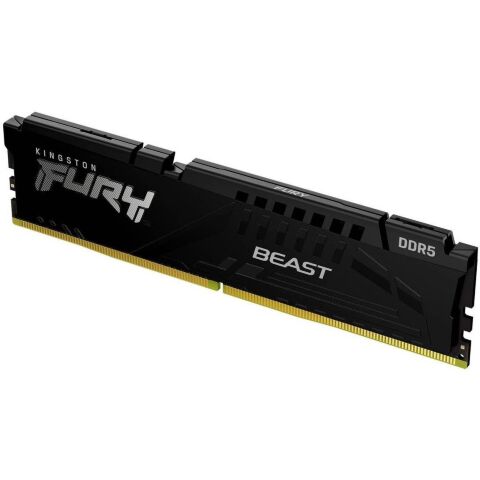 Модуль памяти для компьютера DDR5 32GB 5600 MHz Beast Black Kingston Fury (ex.HyperX) (KF556C40BB-32) - Нулевой остаток (Feed)  - Нулевой остаток (Feed) 