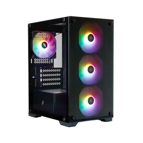 Корпус для ПК 1stPlayer X2-M-BK-4F7 - Корпуса  - Корпуса 