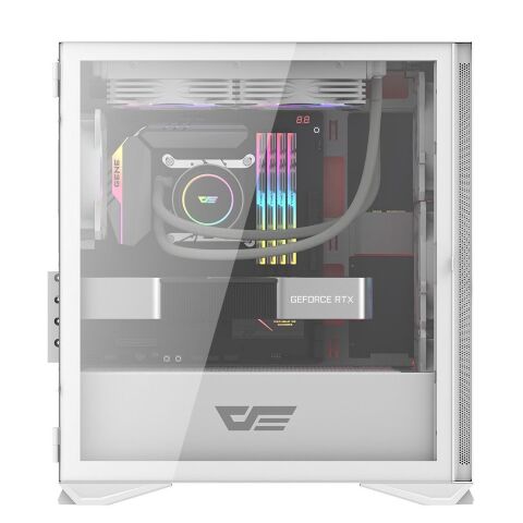 Корпус для ПК DARKFLASH DLM200 WHITE - Нулевой остаток (Feed) - Нулевой остаток (Feed)