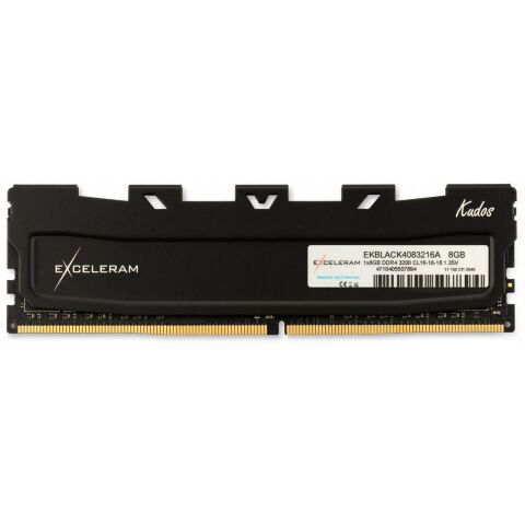 Модуль памяти для компьютера DDR4 8GB 3200 MHz Kudos Black eXceleram (EKBLACK4083216A) - Модули памяти для компьютера - Модули памяти для компьютера