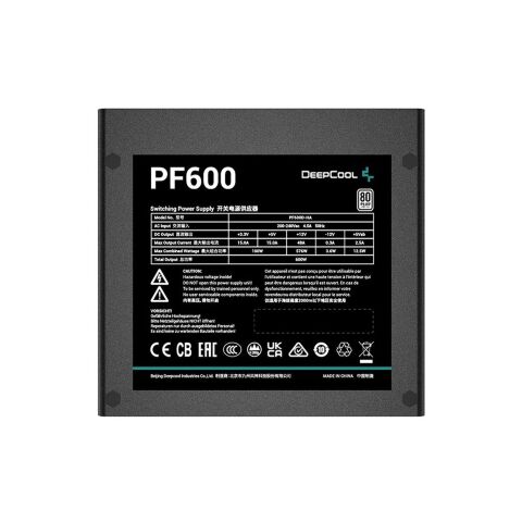 Блок питания Deepcool 600W PF600 (R-PF600D-HA0B-EU) - Нулевой остаток (Feed) - Нулевой остаток (Feed)