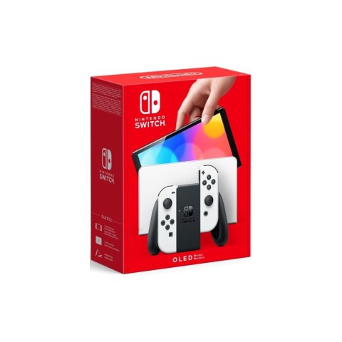 Игровая консоль Nintendo Switch OLED (белая) (45496883386) - Игровые приставки  - Игровые приставки 