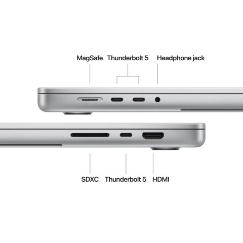 Ноутбук Apple MacBook Pro 16 A3186 M4 Max Silver (MX2W3UA/A) - Нулевой остаток (Feed) - Нулевой остаток (Feed)