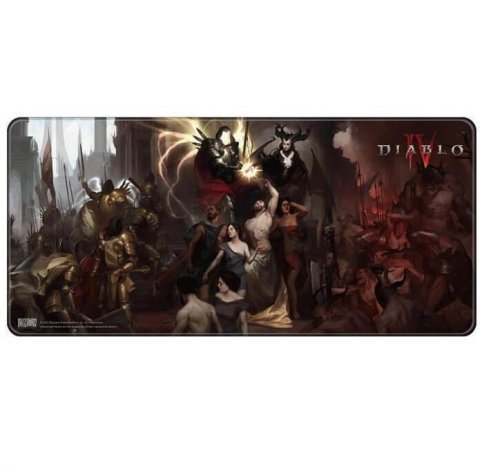 Коврик для мыши игровая поверхность Blizzard DIABLO 4 Inarius and Lilith Диабло XL (90*42 cm) - -