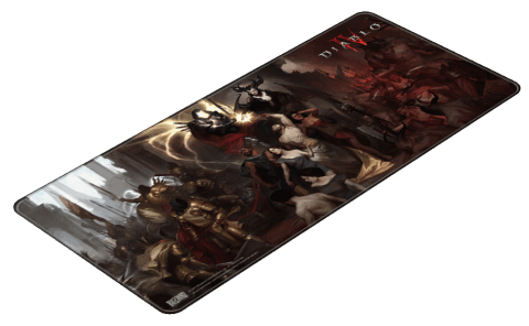 Коврик для мыши игровая поверхность Blizzard DIABLO 4 Inarius and Lilith Диабло XL (90*42 cm) - -