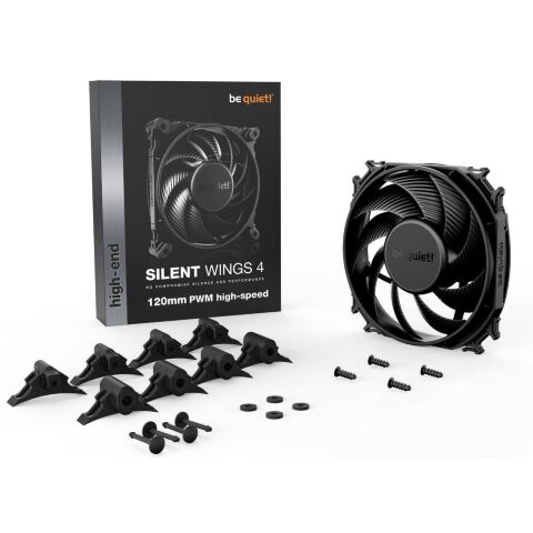 Кулер для корпуса Be quiet! Silent Wings 4 120mm PWM high-speed (BL094) - Нулевой остаток (Feed) - Нулевой остаток (Feed)