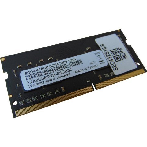 Модуль памяти для ноутбука SoDIMM DDR4 8GB 3200 MHz Samsung (SEC432S16/8) - Нулевой остаток (Feed) - Нулевой остаток (Feed)