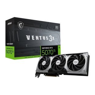 Видеокарта MSI GeForce RTX5070 Ti 16GB VENTUS 3X OC (RTX 5070 Ti 16G VENTUS 3X OC)