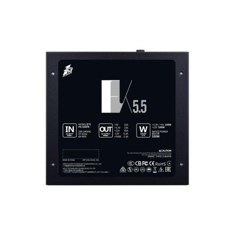 Блок питания 1stPlayer 550W (FK-550-BK-EU) - Нулевой остаток (Feed) - Нулевой остаток (Feed)