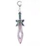 Брелок DOTA 2 Butterfly Sword Дота 2 меч метал колір срібло 6 см.