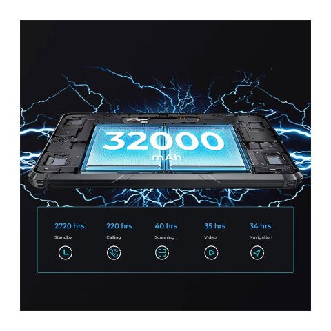 Планшет OUKITEL RT7 10.1" 5G TITAN 12/512GB NFC LTE Black (6941749837233) - Планшеты - Планшеты