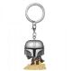Брелок Funko Pocket Star Wars Keychain The Mandalorian фанко Мандалорець з бластером - -
