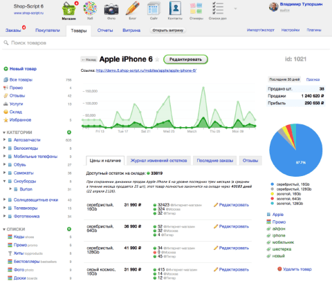 Shop-Script - Веб-приложения - Веб-приложения
