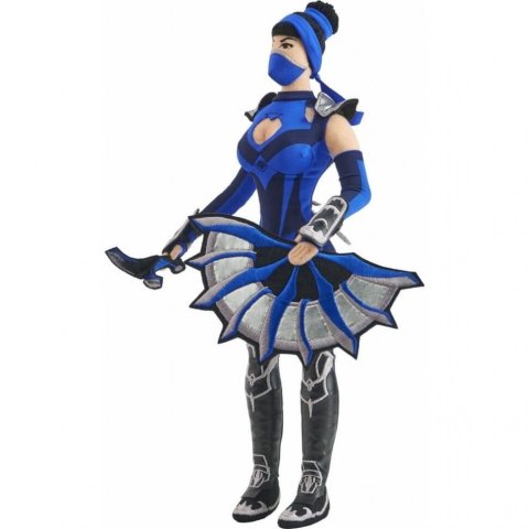 Мягкая игрушка фигурка WP Merchandise Mortal Kombat Kitana Китана плюш 34 см - -