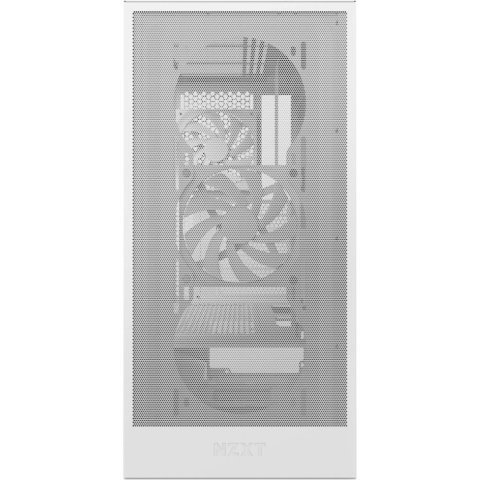 Корпус NZXT H5 Flow Compact All White (CC-H52FW-01) - Нулевой остаток (Feed) - Нулевой остаток (Feed)