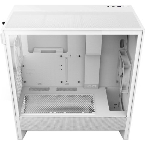 Корпус NZXT H5 Flow Compact All White (CC-H52FW-01) - Нулевой остаток (Feed) - Нулевой остаток (Feed)