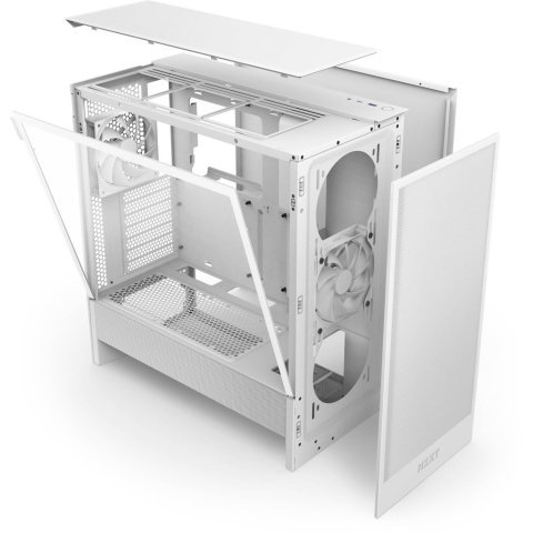 Корпус NZXT H5 Flow Compact All White (CC-H52FW-01) - Нулевой остаток (Feed) - Нулевой остаток (Feed)