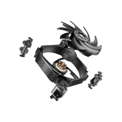 Кулер для корпуса JONSBO HF120 Black - Нулевой остаток (Feed) - Нулевой остаток (Feed)