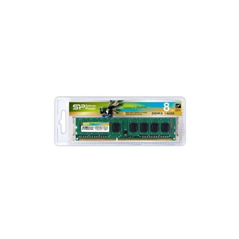 Модуль памяти для компьютера DDR3 8GB 1600 MHz Silicon Power (SP008GBLTU160N02) - Нулевой остаток (Feed) - Нулевой остаток (Feed)