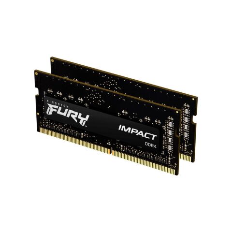 Модуль памяти для ноутбука SoDIMM DDR4 16GB (2x8GB) 3200 MHz Fury Impact Kingston Fury (ex.HyperX) (KF432S20IBK2/16) - Нулевой остаток (Feed)  - Нулевой остаток (Feed) 