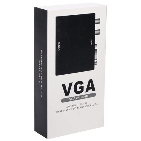 Конвертор VGA to HDMI Atcom (15271/HDV01) - Нулевой остаток (Feed) - Нулевой остаток (Feed)