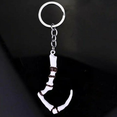 Брелок DOTA 2 Pudge Dragonclaw Butcher Meat Hook метал 7 см. -   -  
