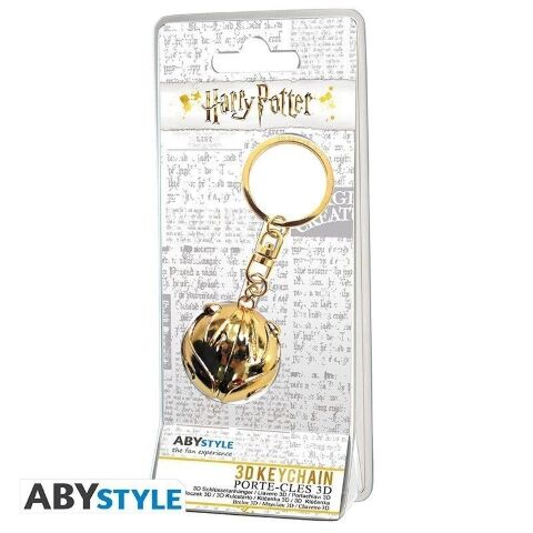 Брелок 3D Harry Potter Гарри Поттер Keychain Golden Snitch Золотой Снитч - -
