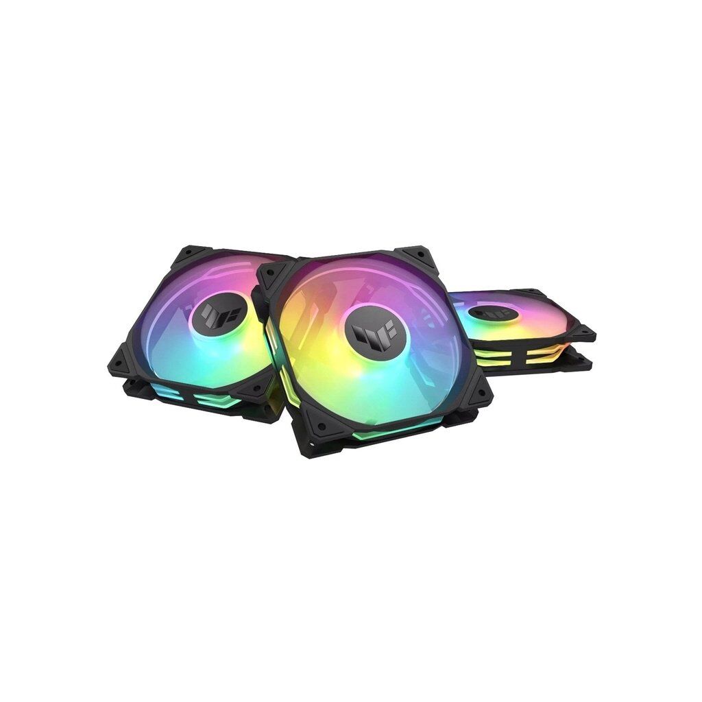 Кулер для корпуса ASUS TUF Gaming TR120 ARGB Reverse Triple Pack Black (90DA00D0-B09020)