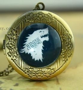 Брелок Game of Thrones Stark Wolf # 2 (White) -   -  