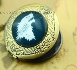 Брелок Game of Thrones Stark Wolf # 2 (White) -   -  