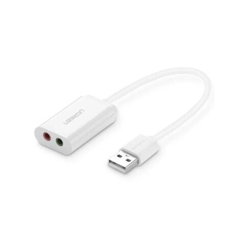 Звуковая плата Ugreen US205 white (30143) - Звуковые платы  - Звуковые платы 