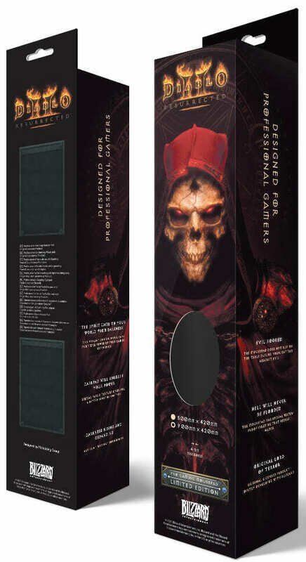 Коврик для мыши игровая поверхность Blizzard DIABLO 2 - Resurrected Prime Evil Диабло XL (90*42 cm) - -