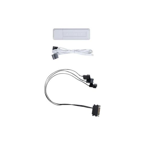 Контроллер вентилятора Lian Li Wireless Controller, White (G89.RF-T-W.01) - Многофункциональные панели  - Многофункциональные панели 